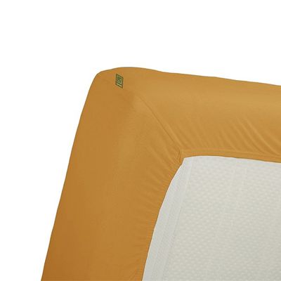 Beddinghouse Dutch Design Jersey Stretch Topper Hoeslaken Oker-1-persoons (90x200/220 cm)