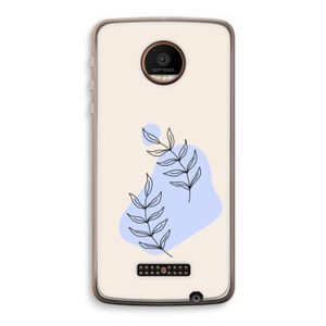 Leaf me if you can: Motorola Moto Z Force Transparant Hoesje