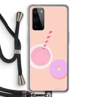 Donut: OnePlus 9 Pro Transparant Hoesje met koord Donut: OnePlus 9 Pro Transparant Hoesje met koord