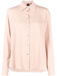 PINKO chemise à logo en jacquard - Rose