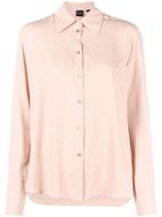 PINKO chemise à logo en jacquard - Rose