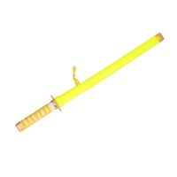 Ninja vechters zwaard verkleed wapen geel 65 cm    -
