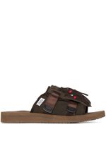 Suicoke sandales Hoto en daim - Marron