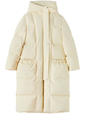 Jil Sander doudoune à capuche - Blanc