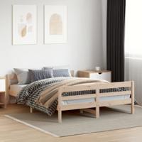 Bedframe zonder matras massief grenenhout 120x200 cm