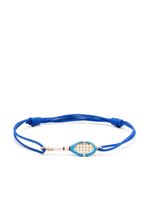 Aliita bracelet en or 9ct à détail en corde - Bleu