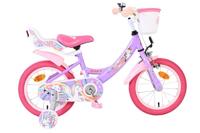Volare unicorn kinderfiets - meisjes - 14 inch - paars