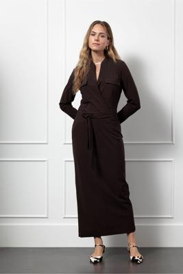 Studio Anneloes Jette Cargo Dress 13283 Jurk 8700 Espresso