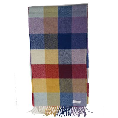 Lamswol Sjaal Schoolgirl check