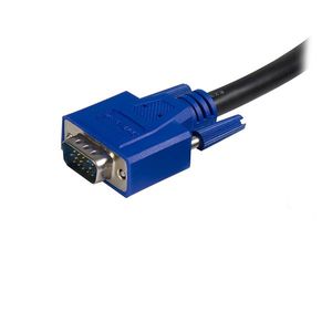 StarTech.com SVUSB2N1_15 toetsenbord-video-muis (kvm) kabel Zwart 4,57 m