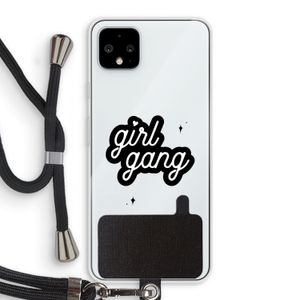 Girl Gang: Pixel 4 XL Transparant Hoesje met koord