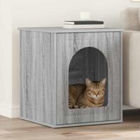 Kattenhuis Grijs Sonoma 53 x 52 x 62 cm Bewerkt hout