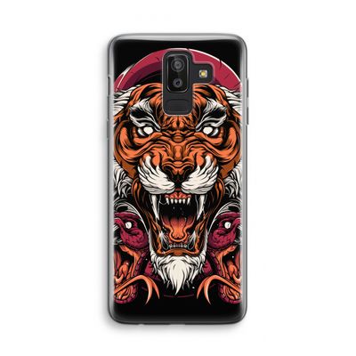 Tiger and Rattlesnakes: Samsung Galaxy J8 (2018) Transparant Hoesje