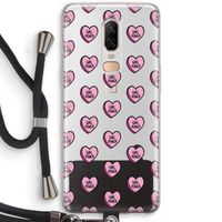 GIRL POWER: OnePlus 6 Transparant Hoesje met koord