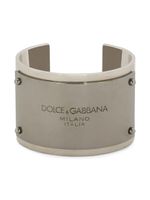 Dolce & Gabbana bracelet à plaque logo - Argent - thumbnail