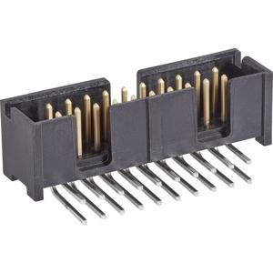 TE Connectivity 5103310-8 Male connector Rastermaat: 2.54 mm Totaal aantal polen: 40 Aantal rijen: 2 1 stuk(s)