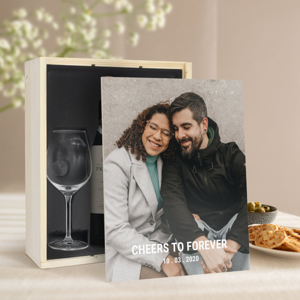 Wijnpakket met glas - Salentein Primus Malbec (Bedrukte deksel)