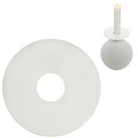Stjernsund kaarsenring loua wit glans 9 cm | 24 stuks