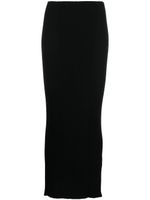 AERON jupe en maille à taille haute - Noir