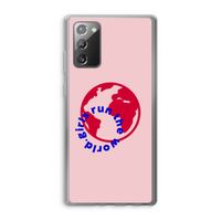 Run The World: Samsung Galaxy Note 20 / Note 20 5G Transparant Hoesje