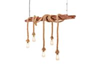 Hanglamp SEVEN SEAS 110cm recycled acacia hout naturel - 44679 Hanglamp SEVEN SEAS 110cm recycled acacia hout naturel - 44679
