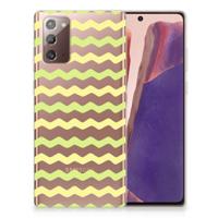 Samsung Note 20 | TPU bumper | Waves Yellow
