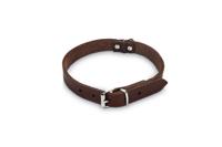 Beeztees Beeztees Halsband Hond Leer Bruin 37,5-46,5 cm x 20mm