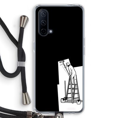Musketon Painter: OnePlus Nord CE 5G Transparant Hoesje met koord