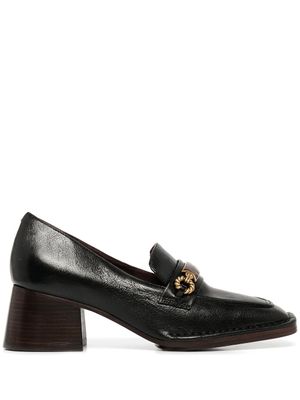 Tory Burch mocassins Perrine en cuir à talon - Noir
