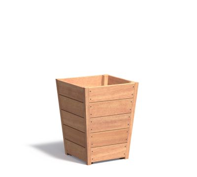 Hardhouten plantenbak TAP 55x55x71cm.