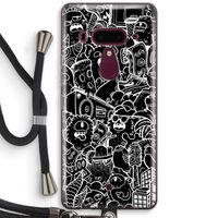 Vexx Black City : HTC U12+ Transparant Hoesje met koord Vexx Black City : HTC U12+ Transparant Hoesje met koord