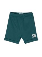 Calvin Klein Kids short en coton à logo imprimé - Vert