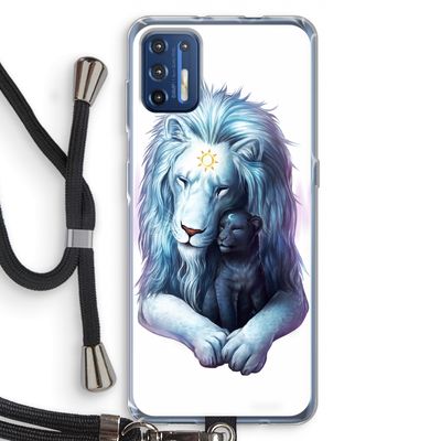 Child Of Light: Motorola Moto G9 Plus Transparant Hoesje met koord