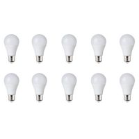 LED Lamp 10 Pack - E27 Fitting - 10W Dimbaar - Natuurlijk Wit 4200K - thumbnail