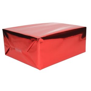 Folie kadopapier rood metallic