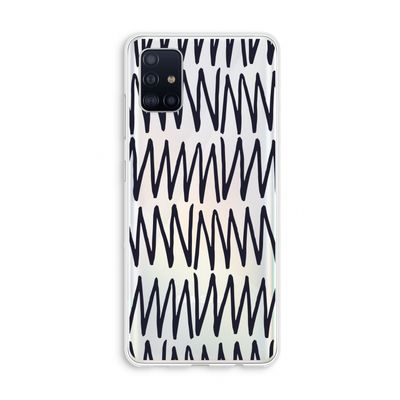 Marrakech Zigzag: Galaxy A51 4G Transparant Hoesje