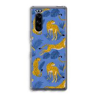 Luipaard: Sony Xperia 5 Transparant Hoesje