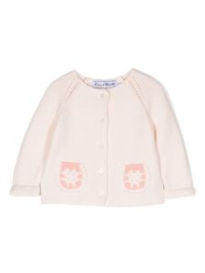 Tartine Et Chocolat veste à détails en crochet - Rose