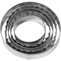 Creativ Company Uitsteekvormen, cirkel, 5st.