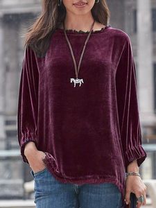 Velvet Long Sleeve T-shirt