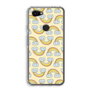 Regenboog: Google Pixel 3a Transparant Hoesje