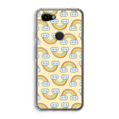 Regenboog: Google Pixel 3a Transparant Hoesje