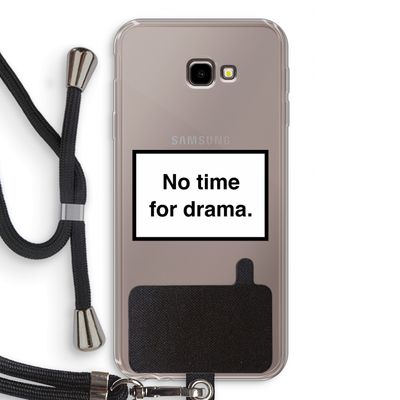 No drama: Samsung Galaxy J4 Plus Transparant Hoesje met koord
