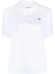 Lacoste polo à logo brodé - Blanc