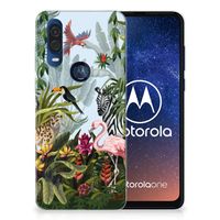 TPU Hoesje voor Motorola One Vision Jungle