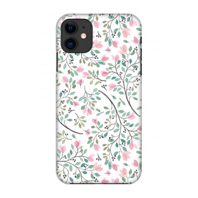 Sierlijke bloemen: Volledig geprint iPhone 11 Hoesje
