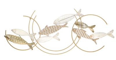 WANDDECORATIE FISHY MOVE CM 142,9X5X61,6
