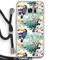 Tukans: Samsung Galaxy S7 Edge Transparant Hoesje met koord Tukans: Samsung Galaxy S7 Edge Transparant Hoesje met koord