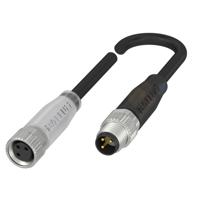 BALLUFF BCC0AZC Distributieleiding M8 x 1 Aantal polen (sensoren): 3 0.60 m 1 stuk(s)