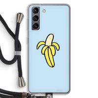 Banana: Samsung Galaxy S21 Transparant Hoesje met koord